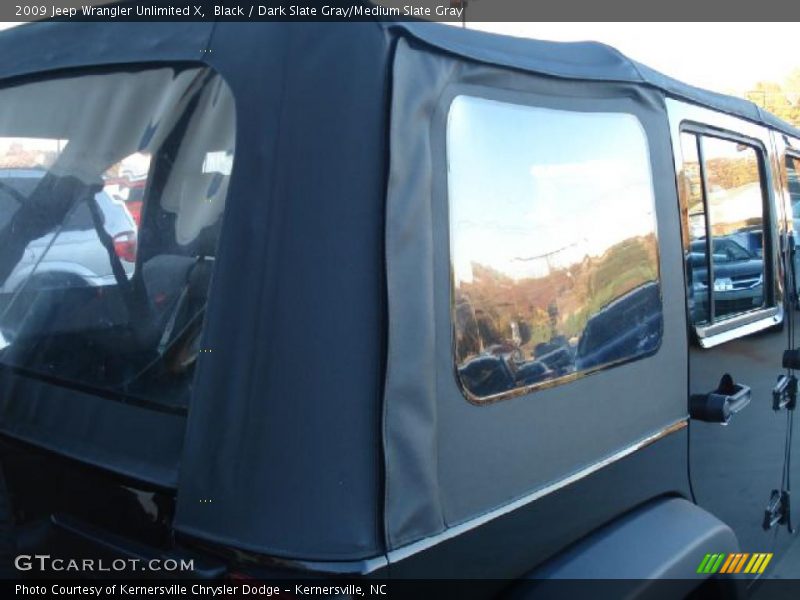Black / Dark Slate Gray/Medium Slate Gray 2009 Jeep Wrangler Unlimited X