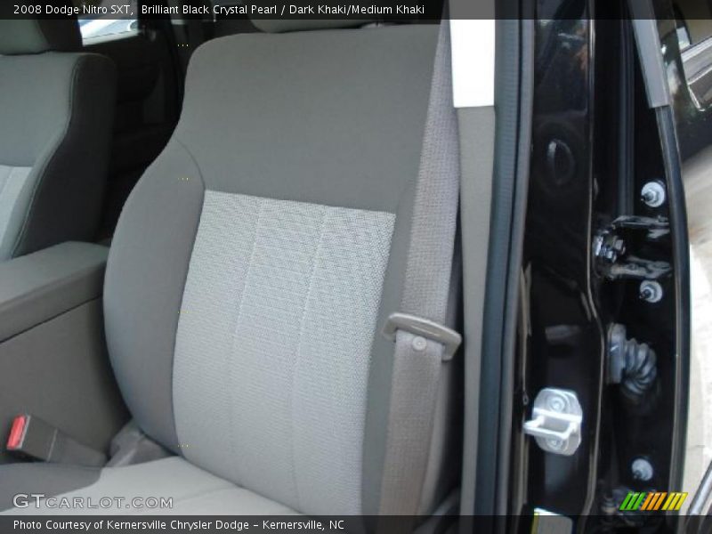 Brilliant Black Crystal Pearl / Dark Khaki/Medium Khaki 2008 Dodge Nitro SXT