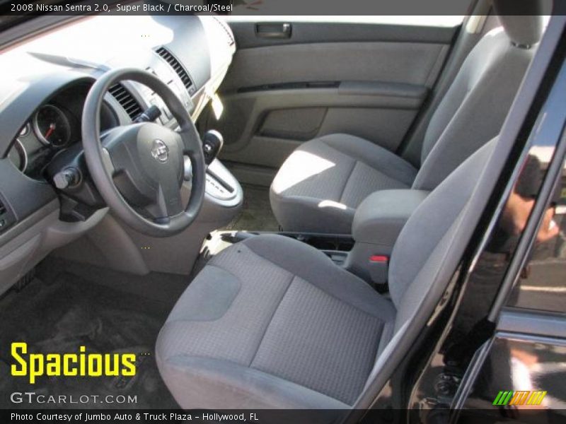 Super Black / Charcoal/Steel 2008 Nissan Sentra 2.0