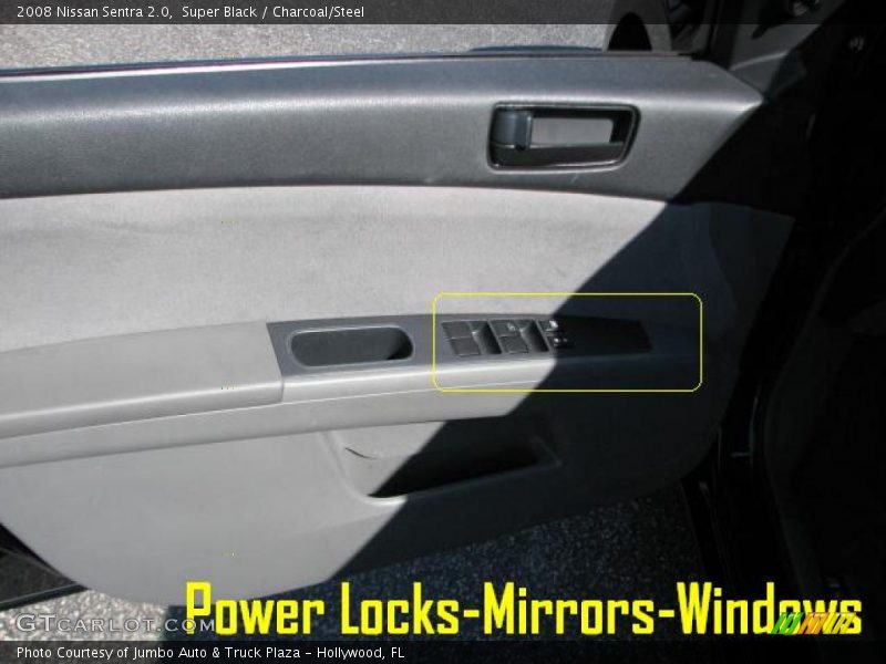 Super Black / Charcoal/Steel 2008 Nissan Sentra 2.0