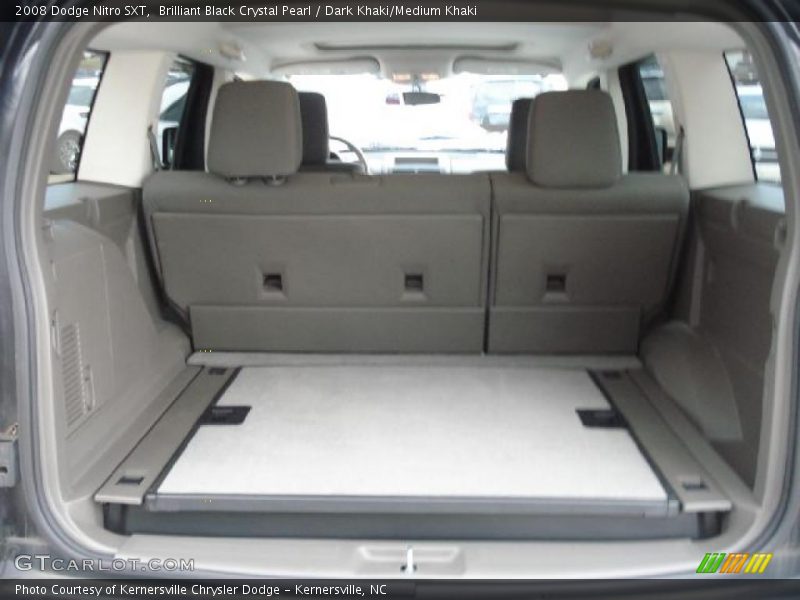 Brilliant Black Crystal Pearl / Dark Khaki/Medium Khaki 2008 Dodge Nitro SXT
