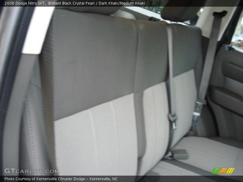 Brilliant Black Crystal Pearl / Dark Khaki/Medium Khaki 2008 Dodge Nitro SXT