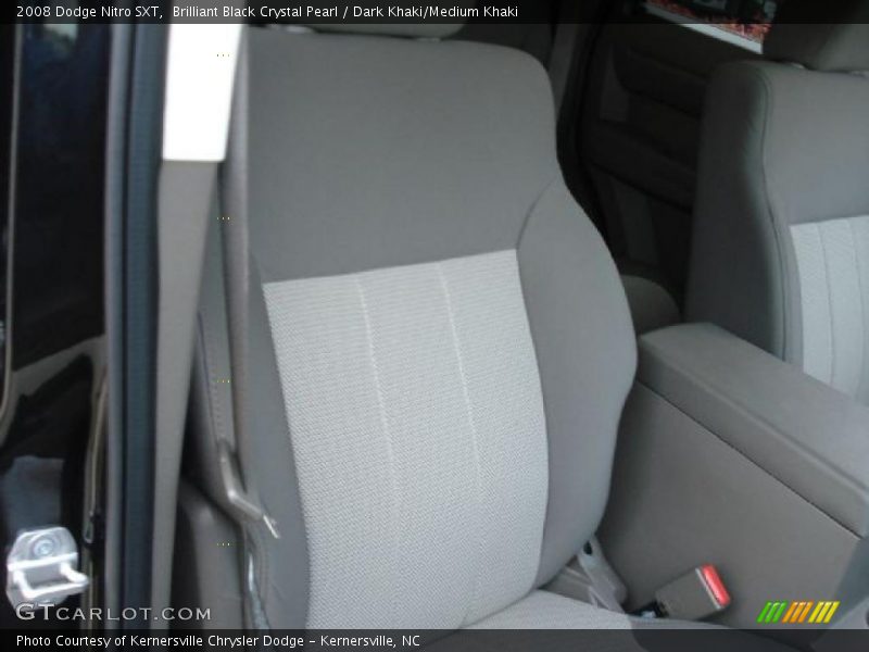 Brilliant Black Crystal Pearl / Dark Khaki/Medium Khaki 2008 Dodge Nitro SXT