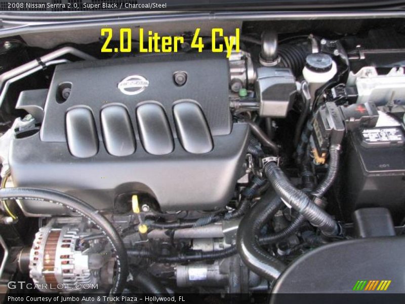 Super Black / Charcoal/Steel 2008 Nissan Sentra 2.0