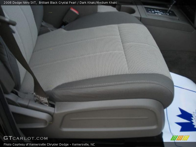 Brilliant Black Crystal Pearl / Dark Khaki/Medium Khaki 2008 Dodge Nitro SXT