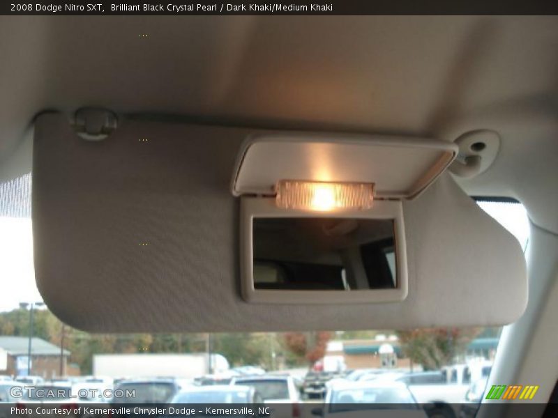 Brilliant Black Crystal Pearl / Dark Khaki/Medium Khaki 2008 Dodge Nitro SXT