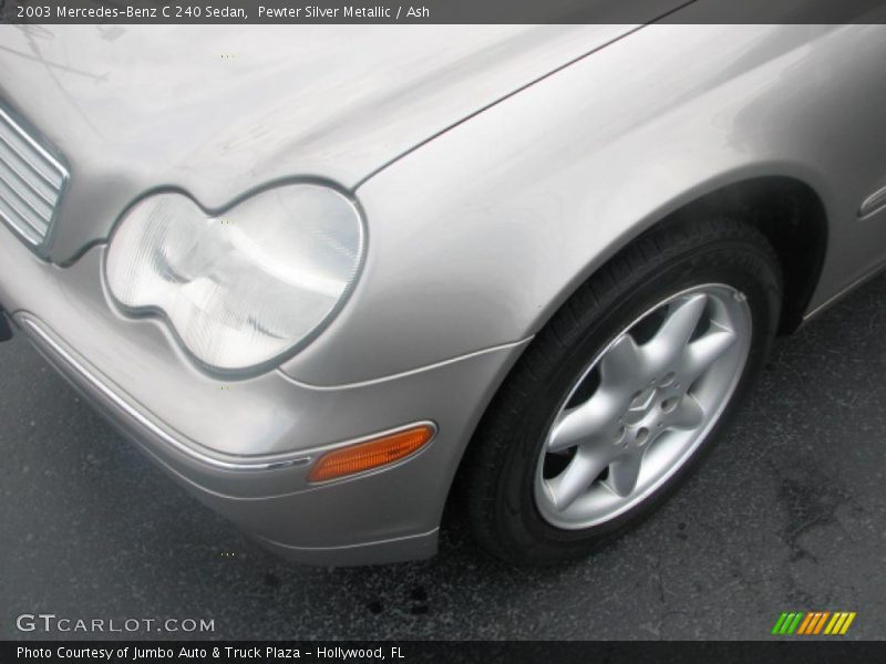 Pewter Silver Metallic / Ash 2003 Mercedes-Benz C 240 Sedan