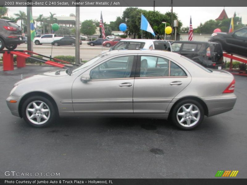 Pewter Silver Metallic / Ash 2003 Mercedes-Benz C 240 Sedan