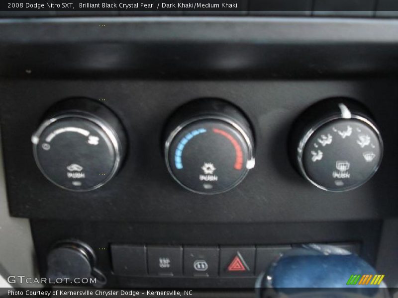 Brilliant Black Crystal Pearl / Dark Khaki/Medium Khaki 2008 Dodge Nitro SXT