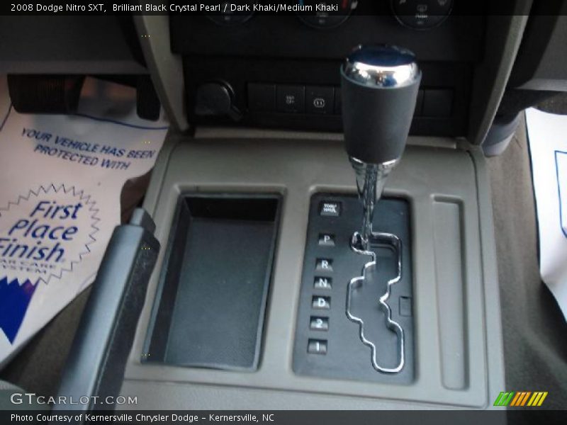 Brilliant Black Crystal Pearl / Dark Khaki/Medium Khaki 2008 Dodge Nitro SXT