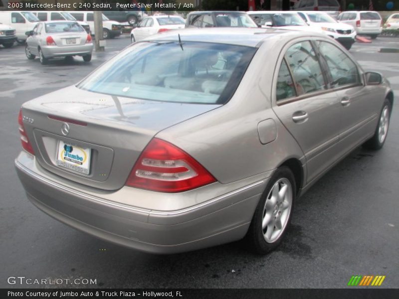 Pewter Silver Metallic / Ash 2003 Mercedes-Benz C 240 Sedan