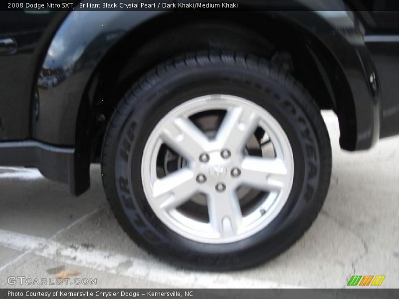 Brilliant Black Crystal Pearl / Dark Khaki/Medium Khaki 2008 Dodge Nitro SXT