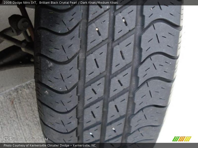 Brilliant Black Crystal Pearl / Dark Khaki/Medium Khaki 2008 Dodge Nitro SXT