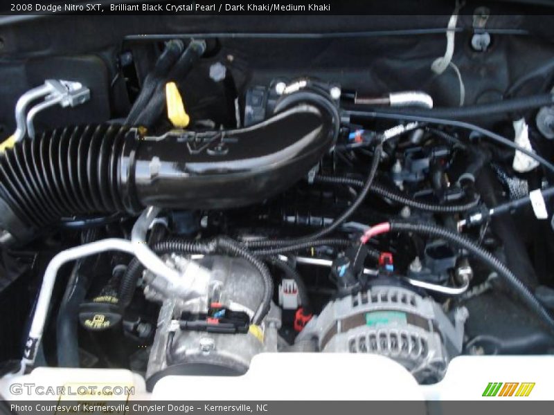 Brilliant Black Crystal Pearl / Dark Khaki/Medium Khaki 2008 Dodge Nitro SXT