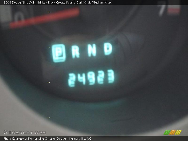 Brilliant Black Crystal Pearl / Dark Khaki/Medium Khaki 2008 Dodge Nitro SXT