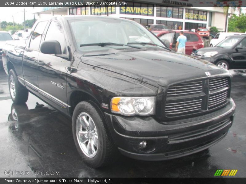 Black / Dark Slate Gray 2004 Dodge Ram 1500 Laramie Quad Cab