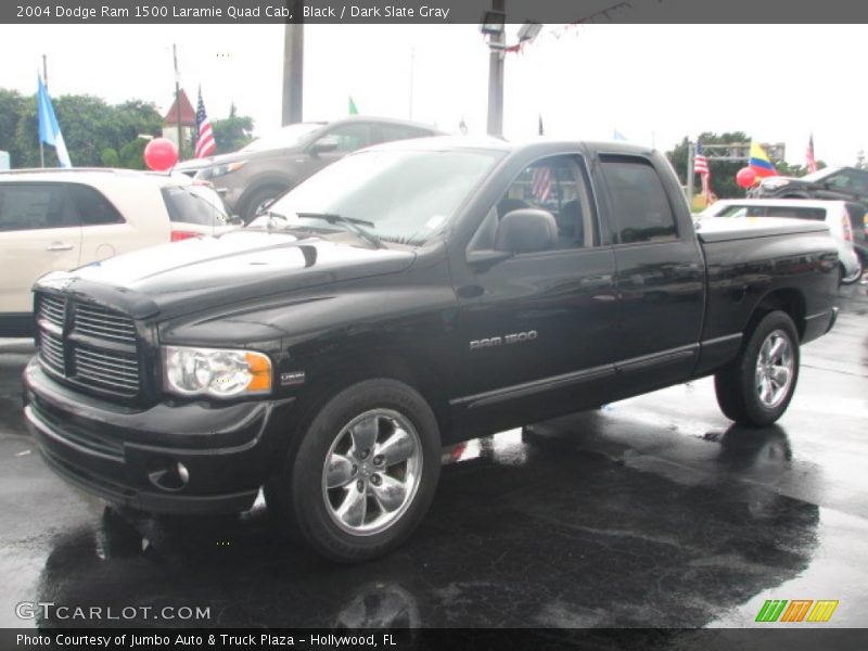 Black / Dark Slate Gray 2004 Dodge Ram 1500 Laramie Quad Cab