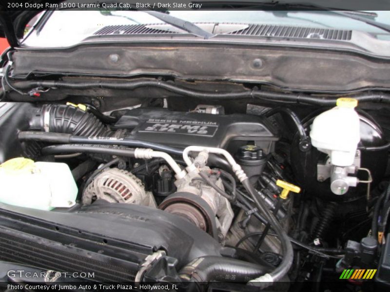 Black / Dark Slate Gray 2004 Dodge Ram 1500 Laramie Quad Cab