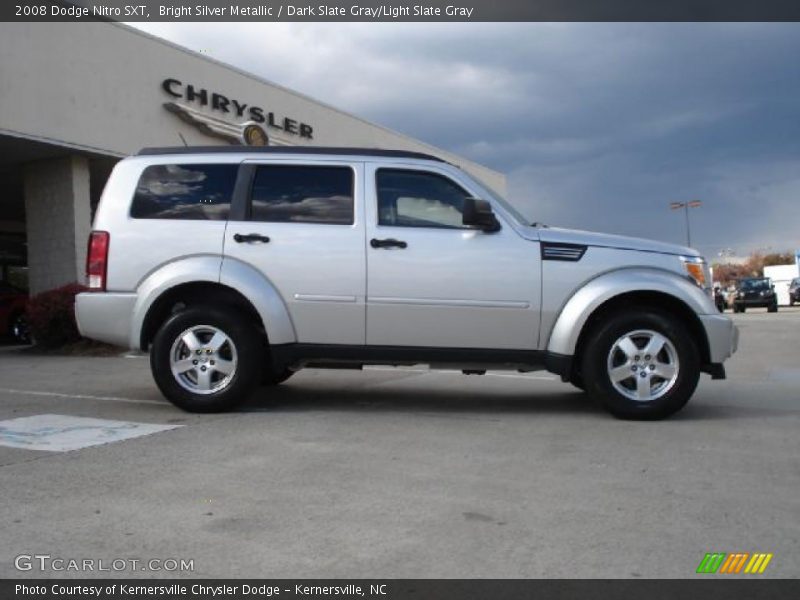 Bright Silver Metallic / Dark Slate Gray/Light Slate Gray 2008 Dodge Nitro SXT