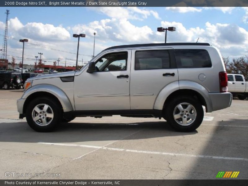 Bright Silver Metallic / Dark Slate Gray/Light Slate Gray 2008 Dodge Nitro SXT