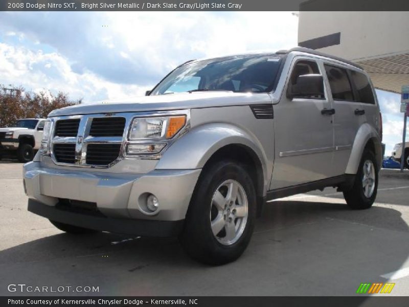 Bright Silver Metallic / Dark Slate Gray/Light Slate Gray 2008 Dodge Nitro SXT