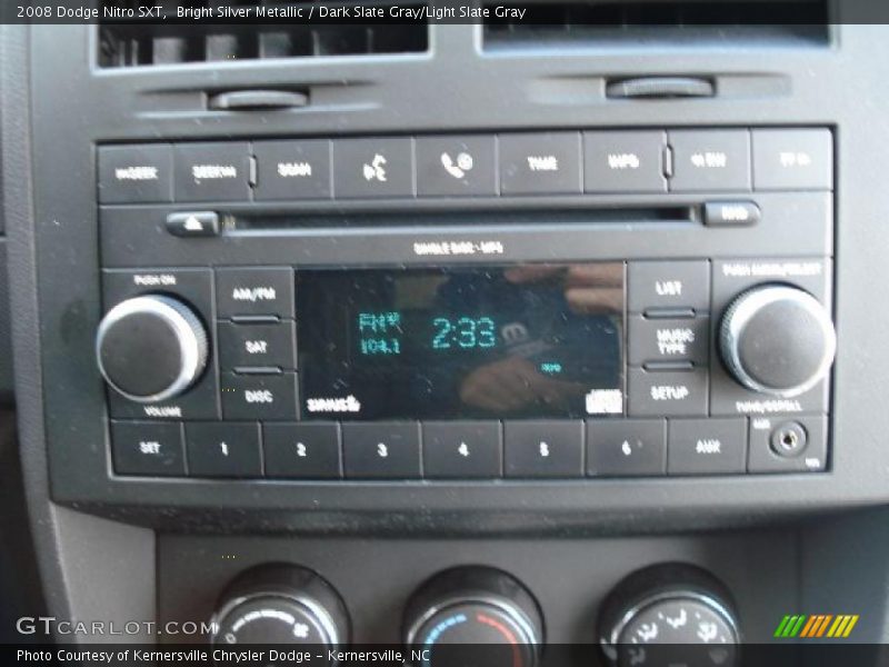 Bright Silver Metallic / Dark Slate Gray/Light Slate Gray 2008 Dodge Nitro SXT