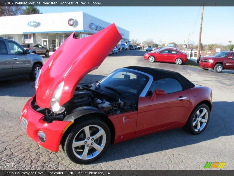 Aggressive Red / Ebony 2007 Pontiac Solstice Roadster