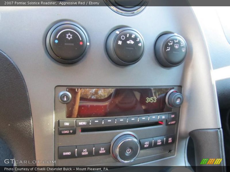 Aggressive Red / Ebony 2007 Pontiac Solstice Roadster