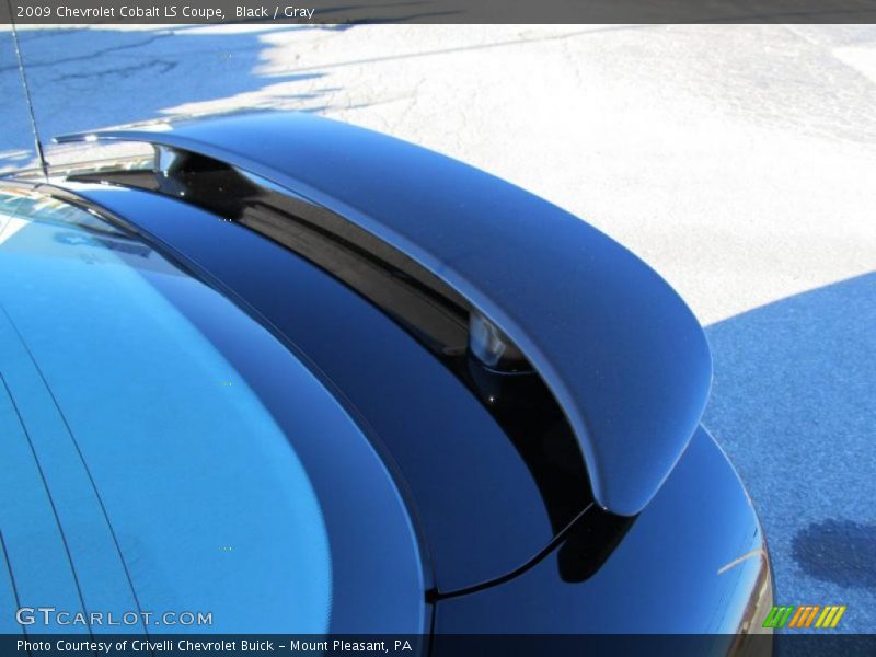 Black / Gray 2009 Chevrolet Cobalt LS Coupe