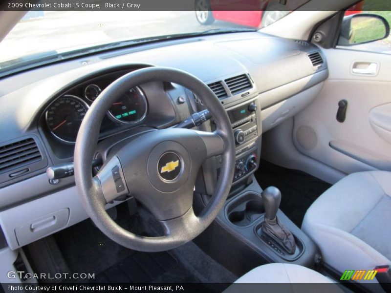 Gray Interior - 2009 Cobalt LS Coupe 