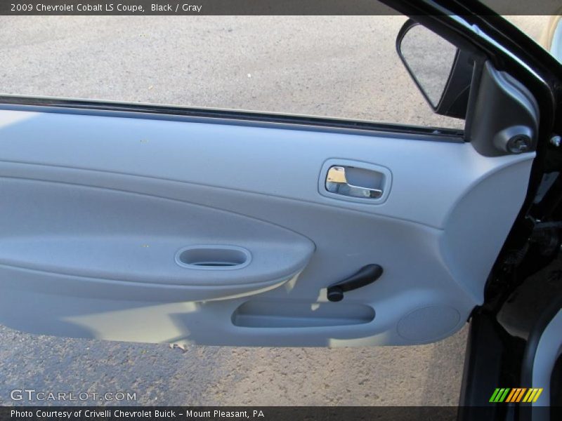 Black / Gray 2009 Chevrolet Cobalt LS Coupe