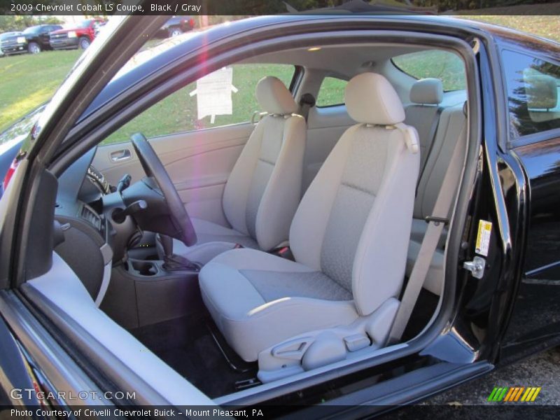 Black / Gray 2009 Chevrolet Cobalt LS Coupe