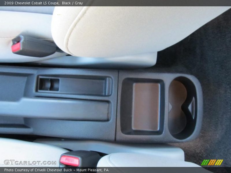 Black / Gray 2009 Chevrolet Cobalt LS Coupe