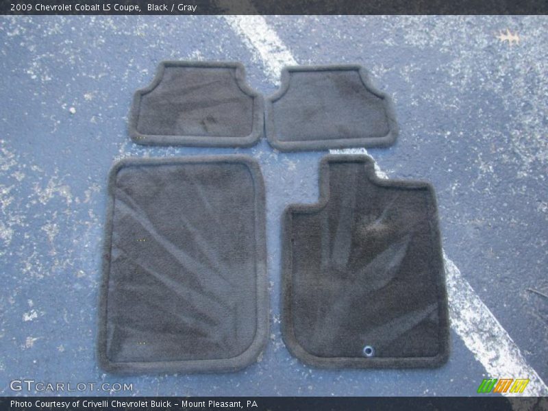 Black / Gray 2009 Chevrolet Cobalt LS Coupe