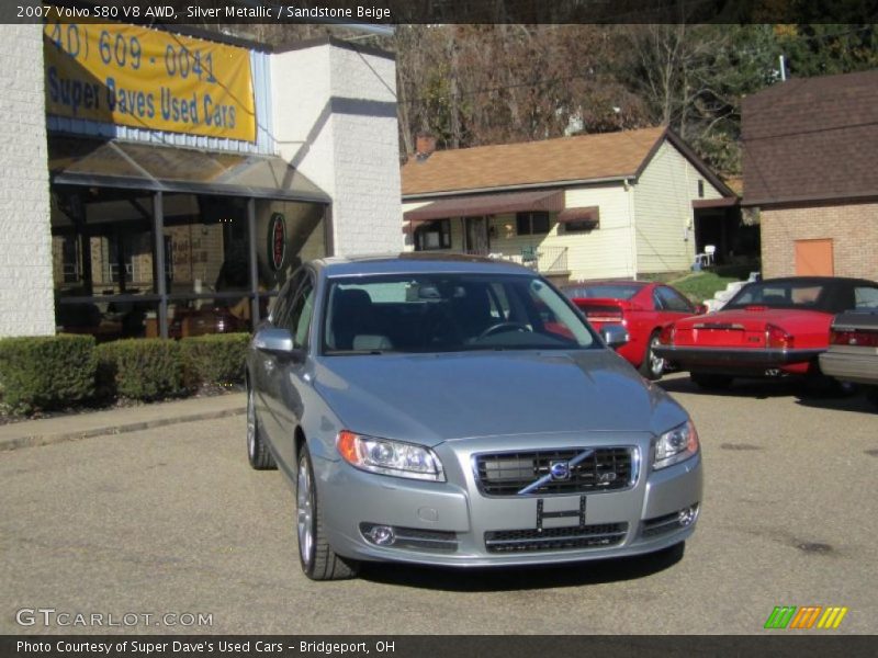 Silver Metallic / Sandstone Beige 2007 Volvo S80 V8 AWD