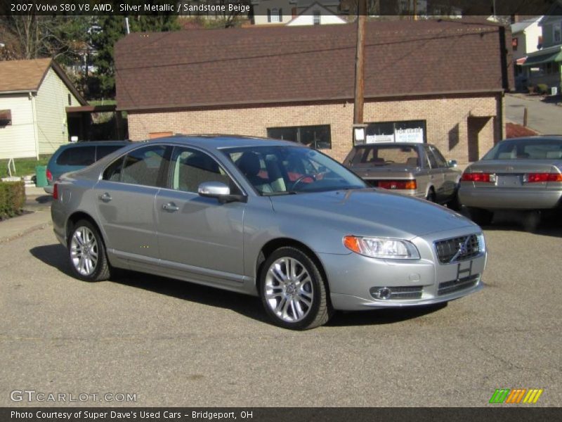 Silver Metallic / Sandstone Beige 2007 Volvo S80 V8 AWD