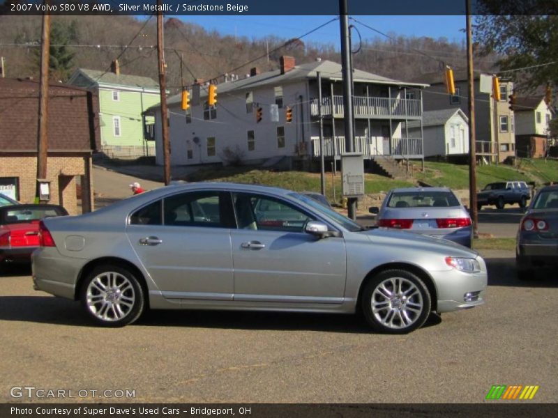 Silver Metallic / Sandstone Beige 2007 Volvo S80 V8 AWD