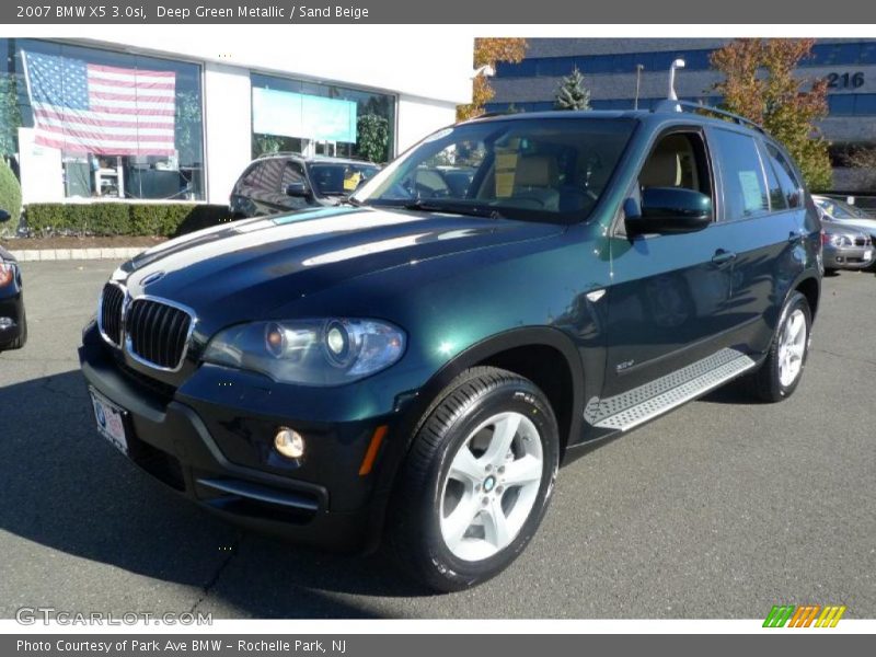 Deep Green Metallic / Sand Beige 2007 BMW X5 3.0si