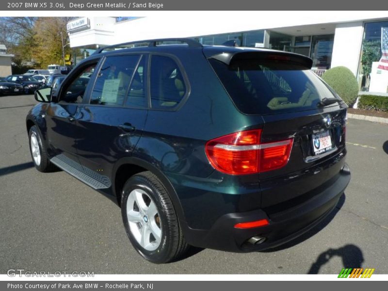 Deep Green Metallic / Sand Beige 2007 BMW X5 3.0si