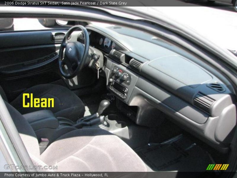 Satin Jade Pearlcoat / Dark Slate Grey 2006 Dodge Stratus SXT Sedan