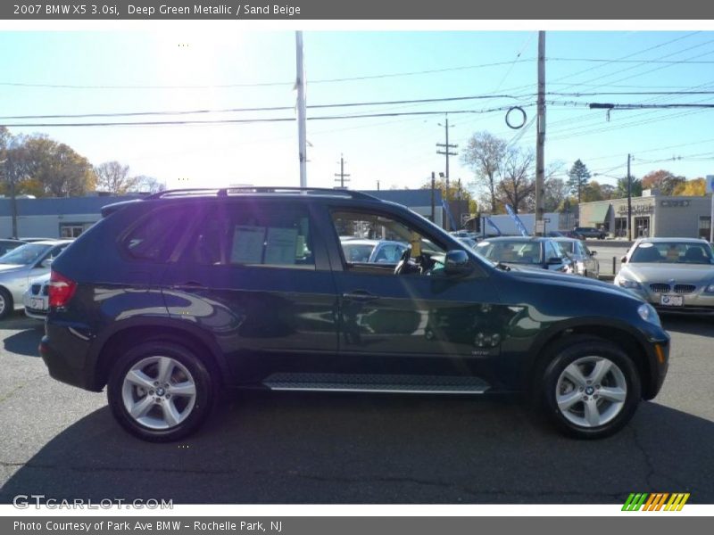 Deep Green Metallic / Sand Beige 2007 BMW X5 3.0si