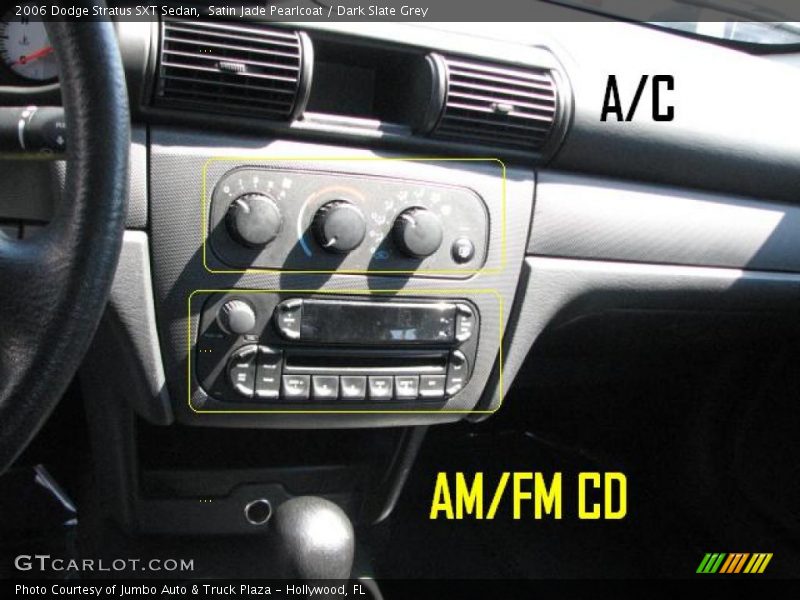 Satin Jade Pearlcoat / Dark Slate Grey 2006 Dodge Stratus SXT Sedan