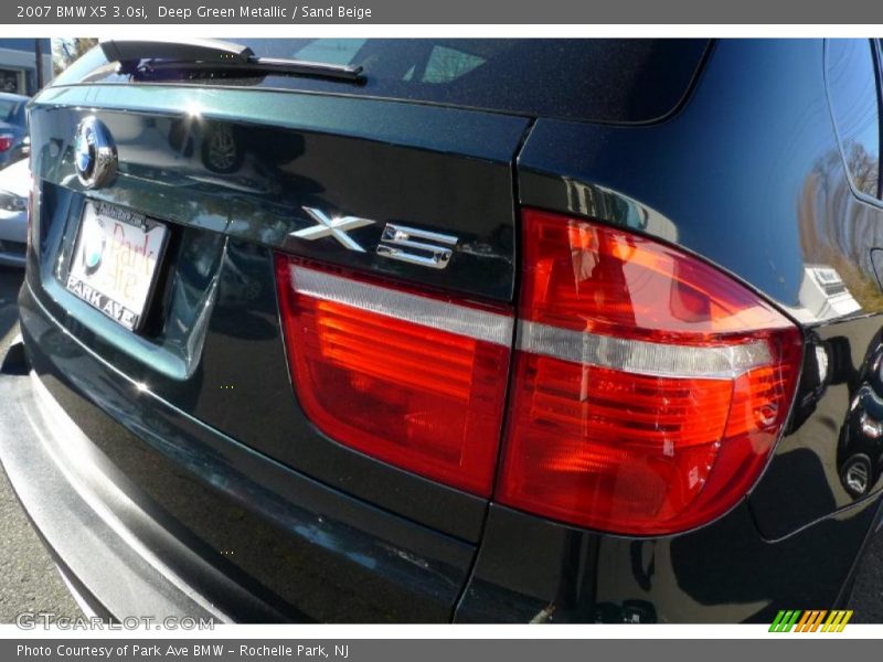Deep Green Metallic / Sand Beige 2007 BMW X5 3.0si