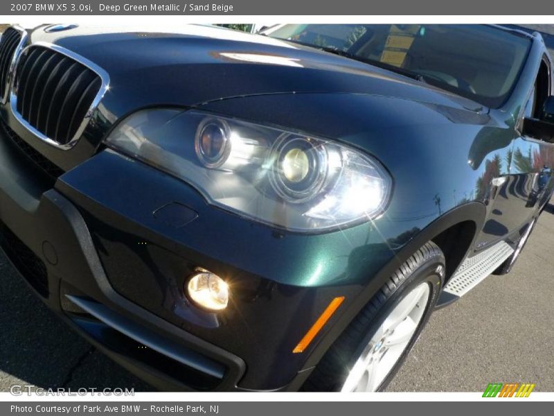 Deep Green Metallic / Sand Beige 2007 BMW X5 3.0si