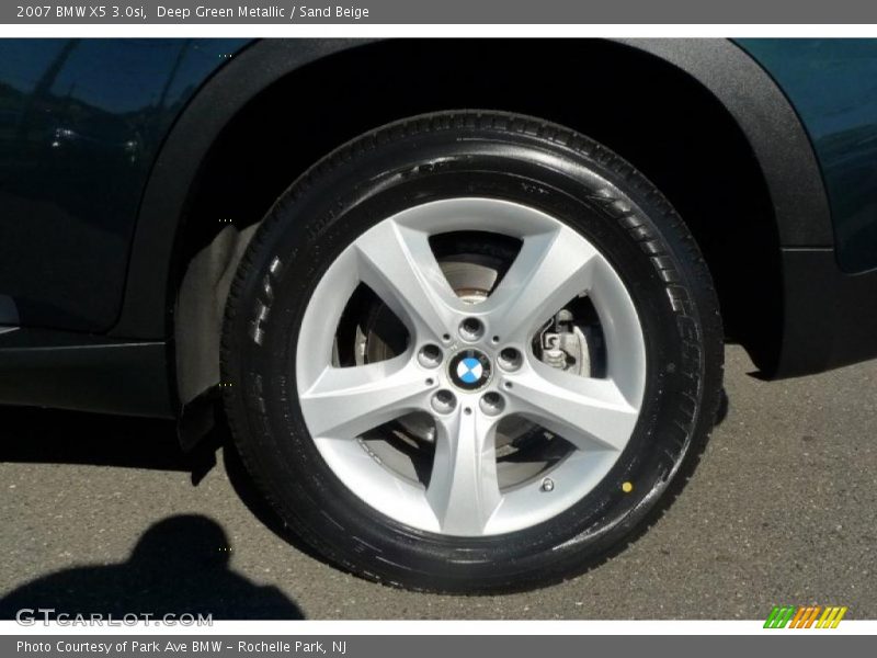 Deep Green Metallic / Sand Beige 2007 BMW X5 3.0si