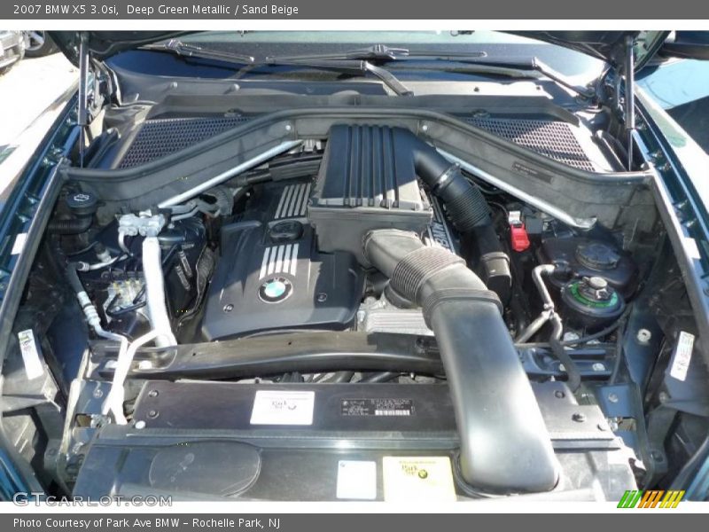 Deep Green Metallic / Sand Beige 2007 BMW X5 3.0si