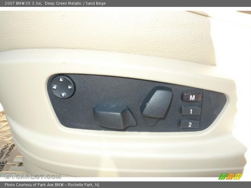 Deep Green Metallic / Sand Beige 2007 BMW X5 3.0si