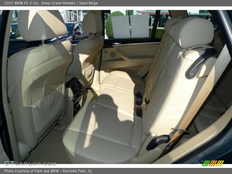 Deep Green Metallic / Sand Beige 2007 BMW X5 3.0si