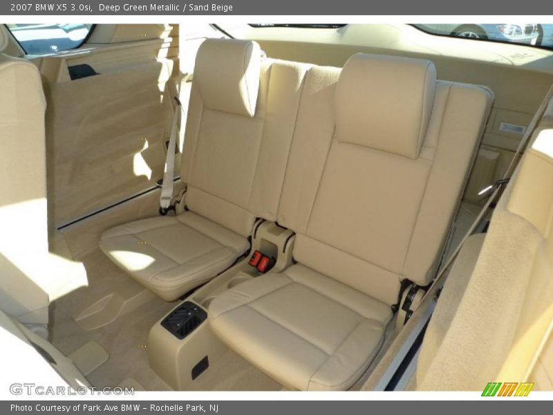 Deep Green Metallic / Sand Beige 2007 BMW X5 3.0si