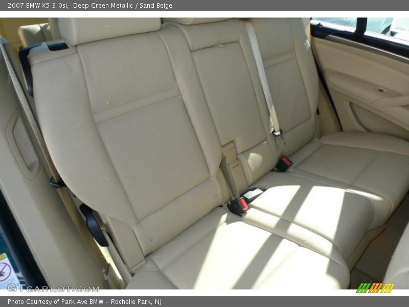 Deep Green Metallic / Sand Beige 2007 BMW X5 3.0si